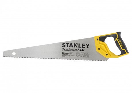Купить Ножовка STANLEY TRADECUT по дереву с закаленным зубом 7х500мм     STHT20350-1 фото №1