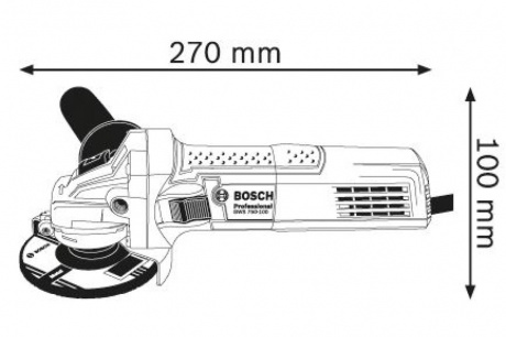 Купить УШМ BOSCH  GWS 750-125     0.601.394.0R3 фото №6